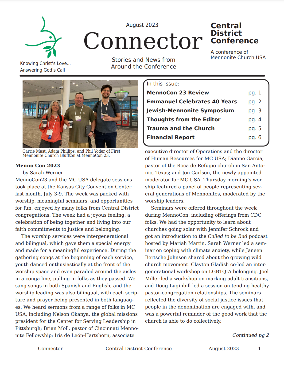 CDC Connector - August 2023 issue