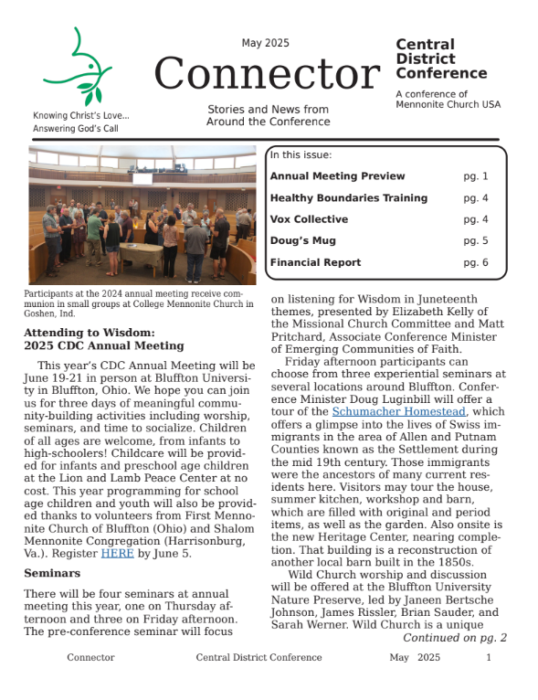 CDC Connector - May 2025 issue
