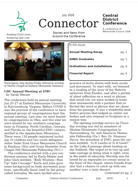 CDC Connector - July 2026 issue